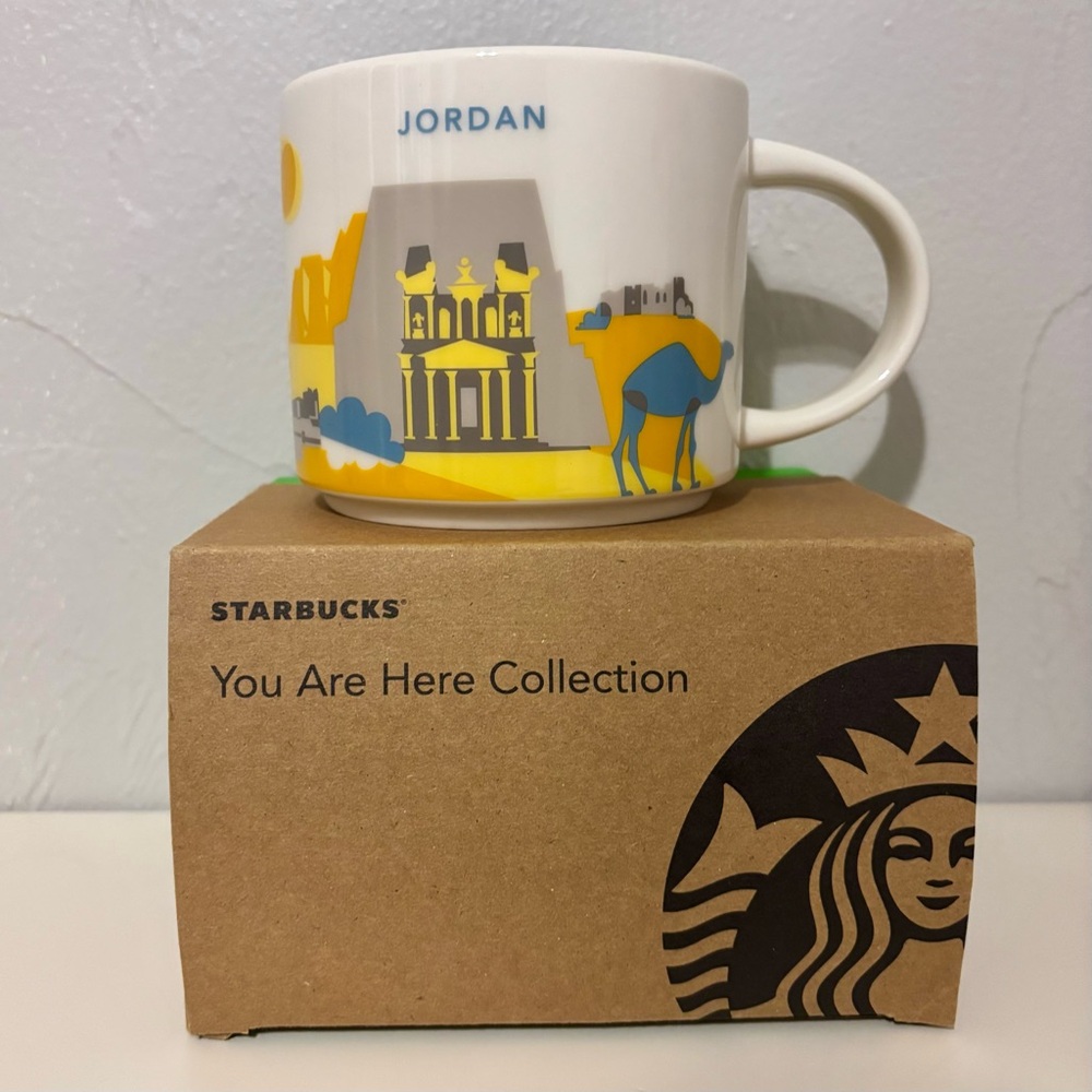 Starbucks Jordan You Are Here Mug 14oz Ceramic Coffee Mug